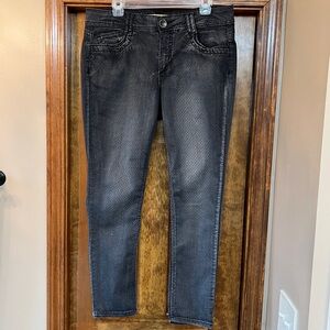 Democracy Jeans Sz‎ 12 Black Sparkly